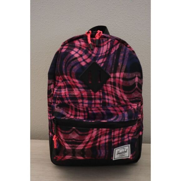 Herschel Supply Company Heritage Kids Warped Plaid Backpack - Picture 1 of 9